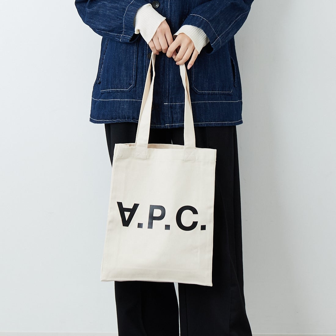 A.P.C. [アー・ペー・セー] LAURE デニムトートバッグ [TOTE-LAURE