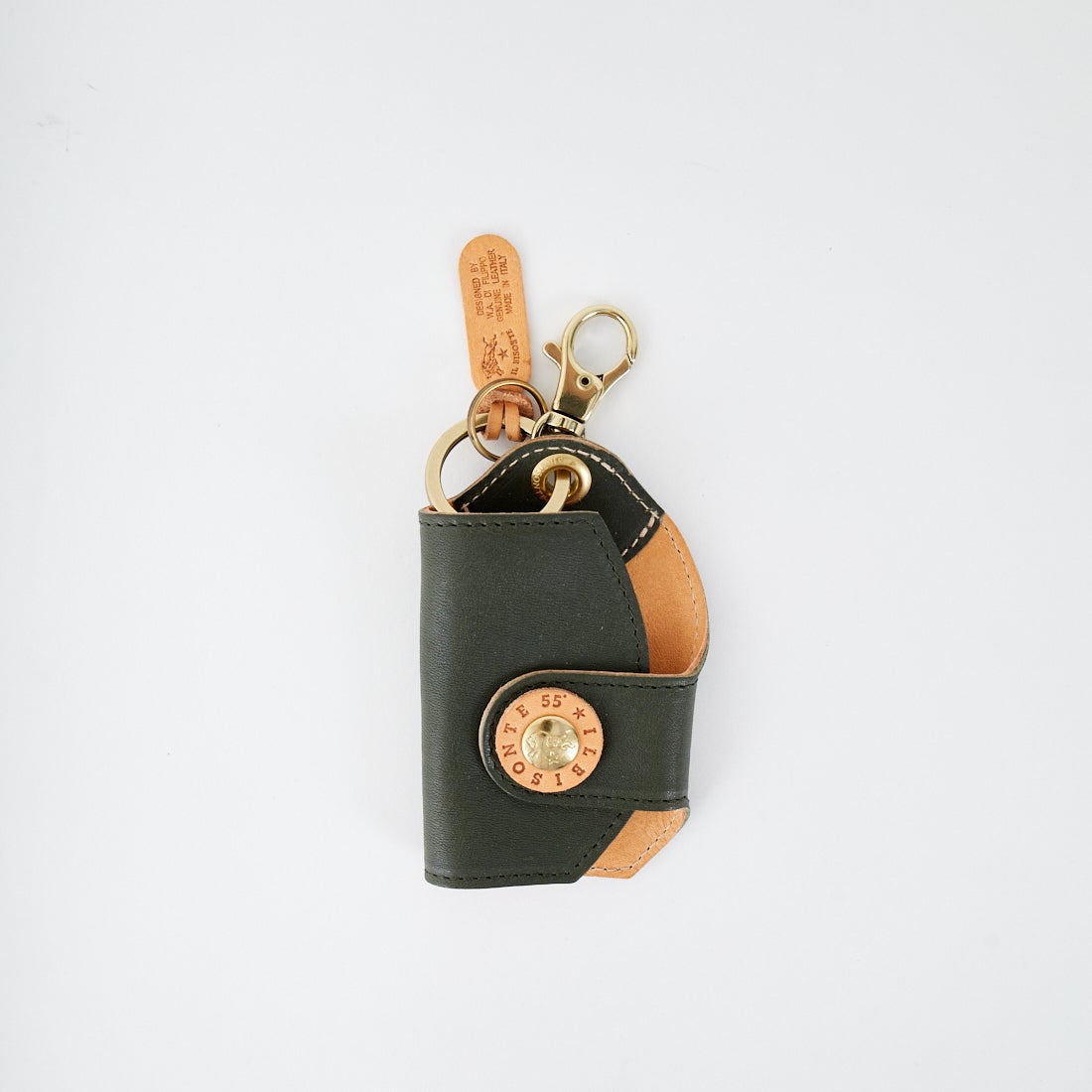 IL BISONTE [イルビゾンテ] 55thコンビボタン キーケース [54252310150