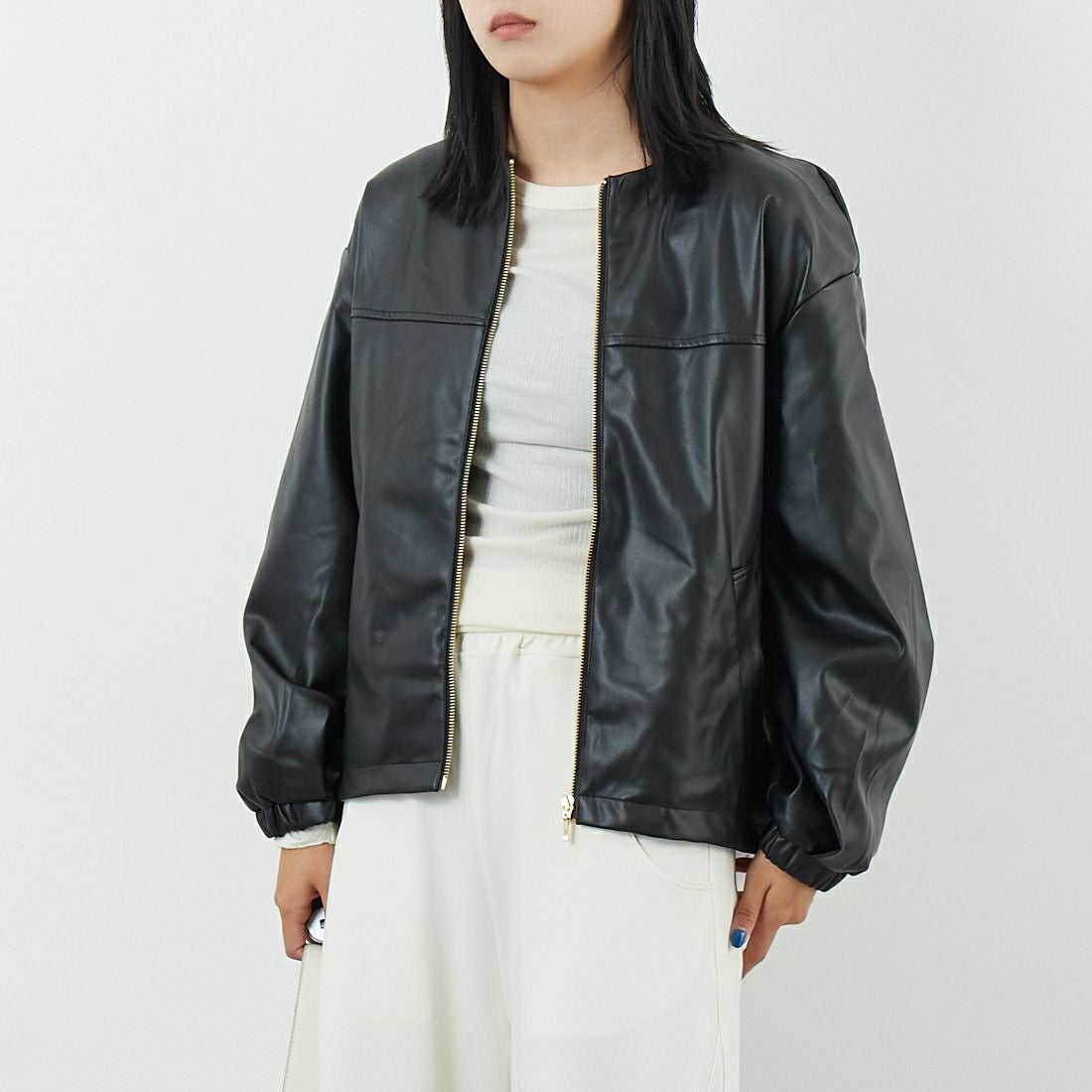 Jf Ready Made [ジェイエフレディメイド] フェイクレザージャケット