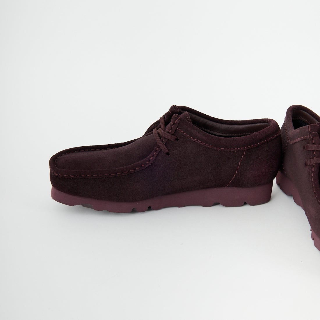 Clarks [クラークス] ワラビー ゴアテックス(パープルグレープスエード