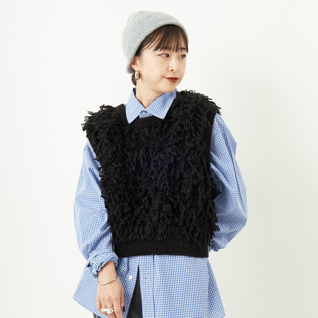 ステラシフォン☆super110 ウール ビーバー ショートベスト STELLA