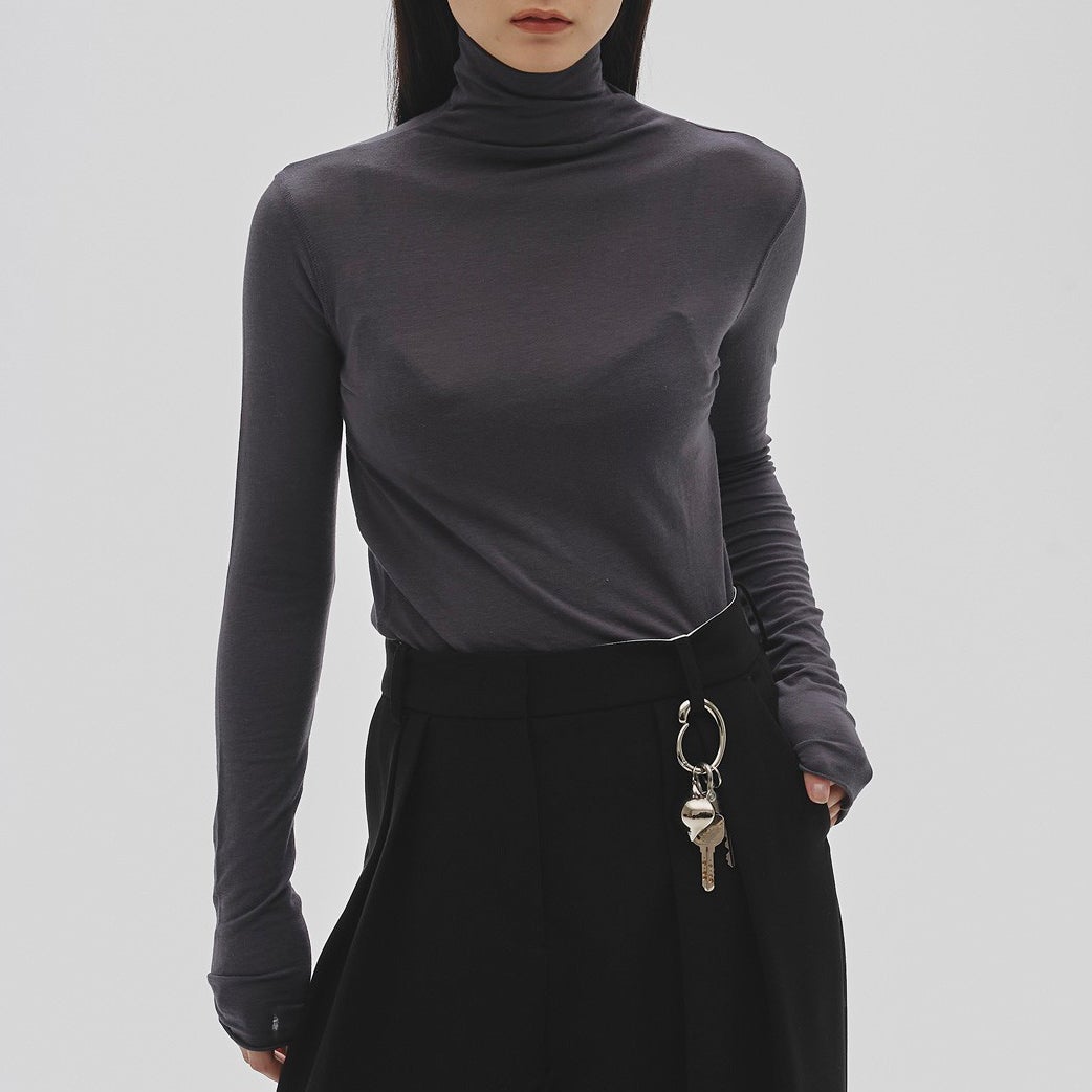 TODAYFUL [トゥデイフル] パウダリータートルトップス [12520612