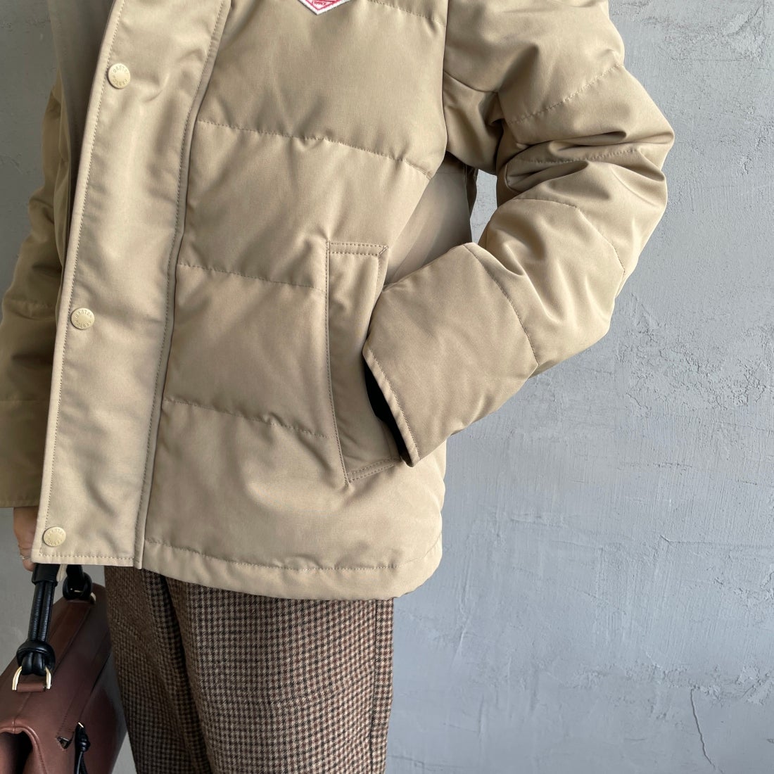 DANTON [ダントン] ショート丈 タッサーダウンジャケット [DT-A0007TPR