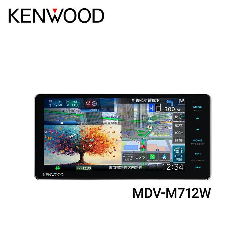 7V型200mmワイド ナビゲーション 彩速ナビ MDV-M712W Apple CarPlay