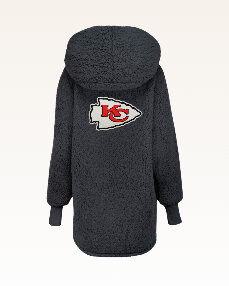 Kansas City Chiefs Lounger in 2XL/3XL | Soft Sherpa Hoodies