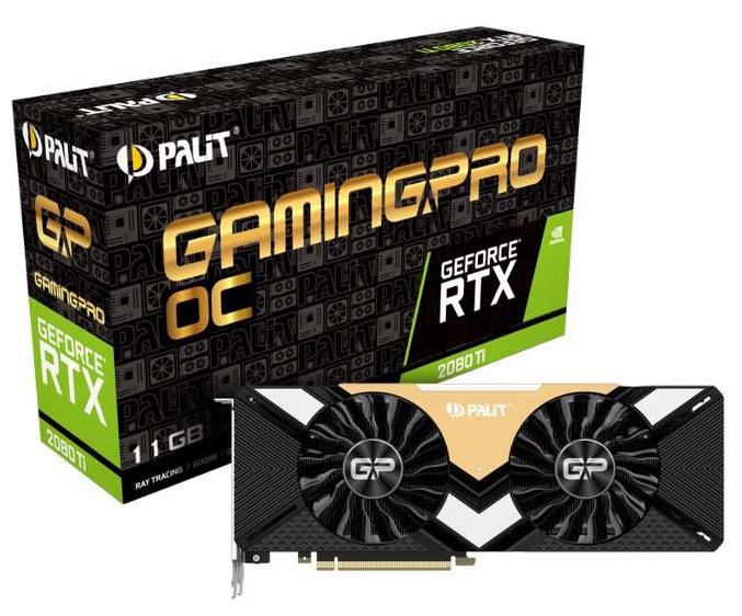 Palit GeForce RTX 2080 Ti GamingPro OC」がドスパラで販売中 | 自作