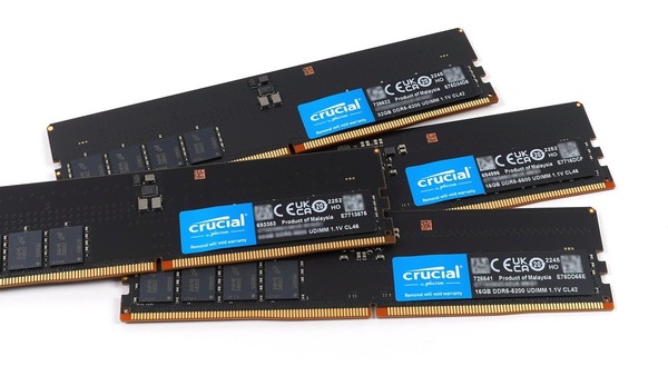 ネイティブ5600MHzのCrucial製DDR5メモリをレビュー | 自作とゲームと
