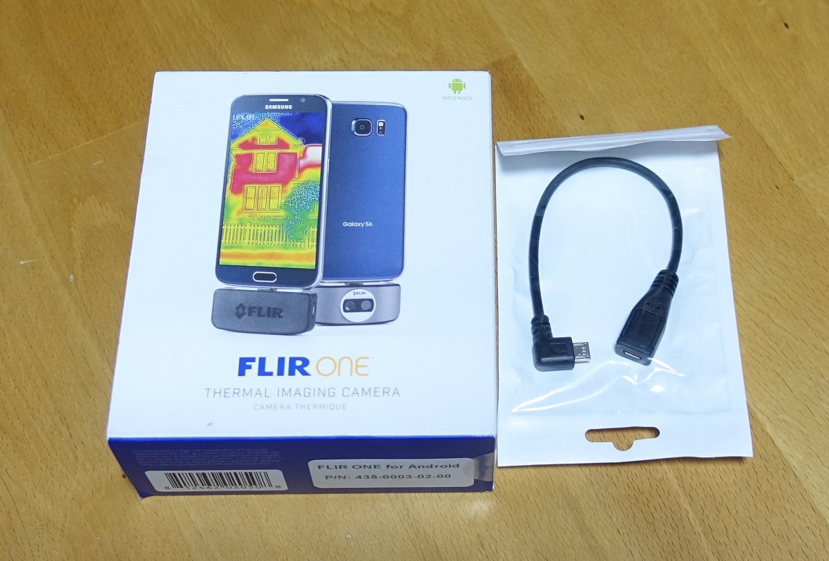 スマホ用サーモグラフィカメラ「FLIR ONE」をレビュー用に導入、使い方