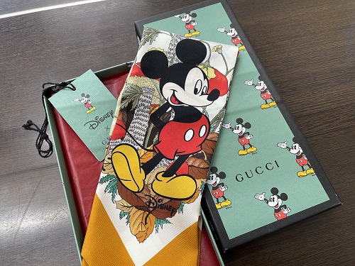 買取実績】GUCCI×Disney ツイリースカーフ｜和歌山駅前店 – ブランド