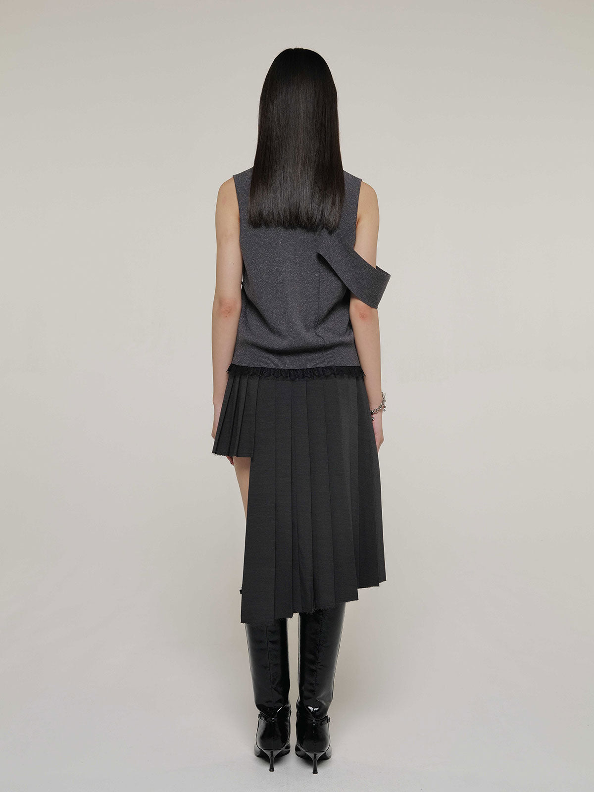 SCREW PLEATS SKIRT – JOSEMOON