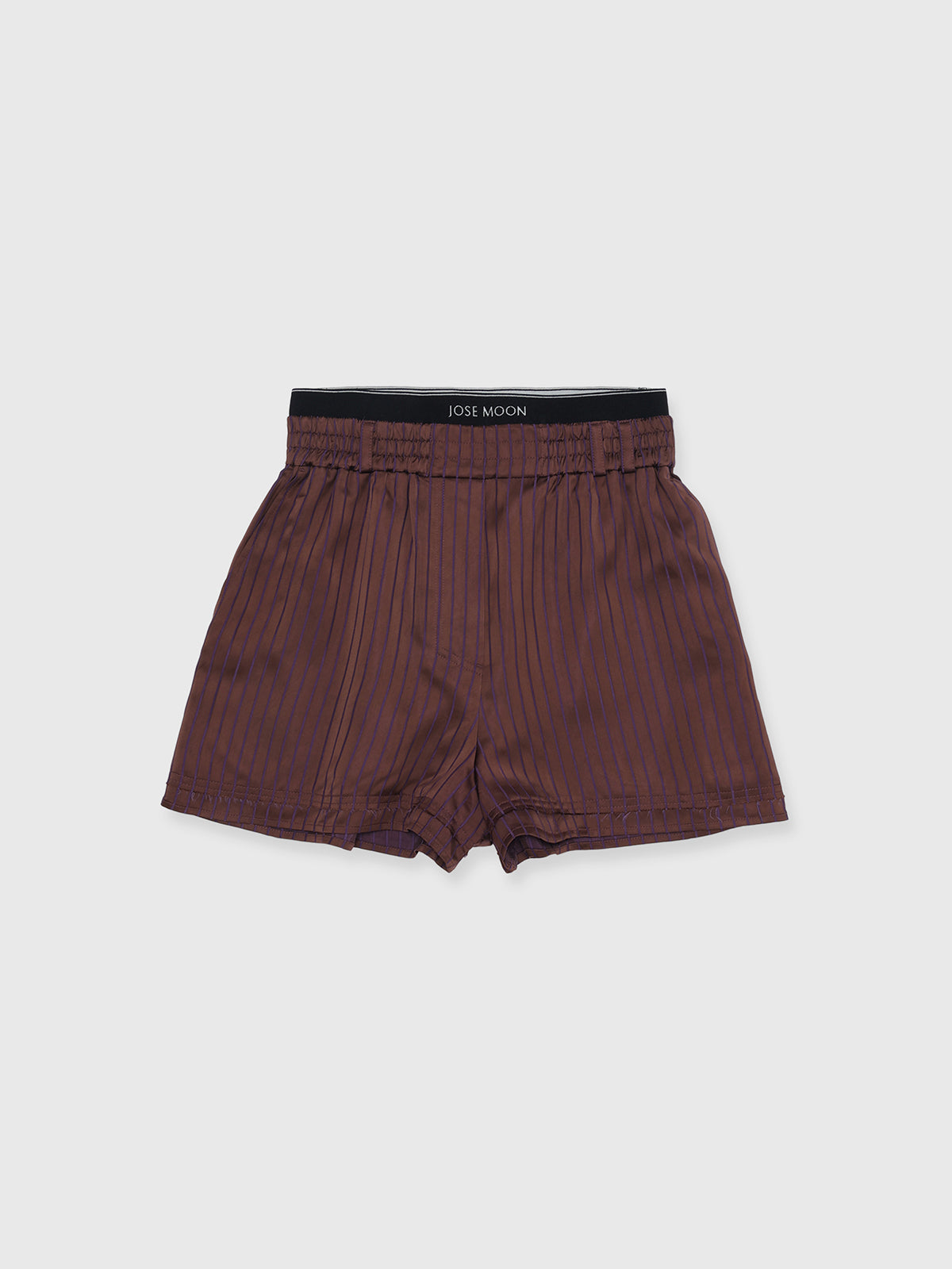 JOSEMOON SATIN STRIPE SHORT PANTS