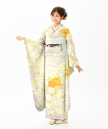 グレーの振袖一覧(2028年成人振袖（Sサイズ）)｜成人式の振袖レンタル