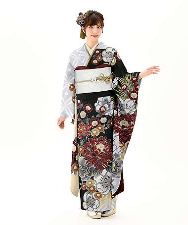 緑の振袖一覧(2028年成人振袖（Sサイズ）)｜成人式の振袖レンタル・前