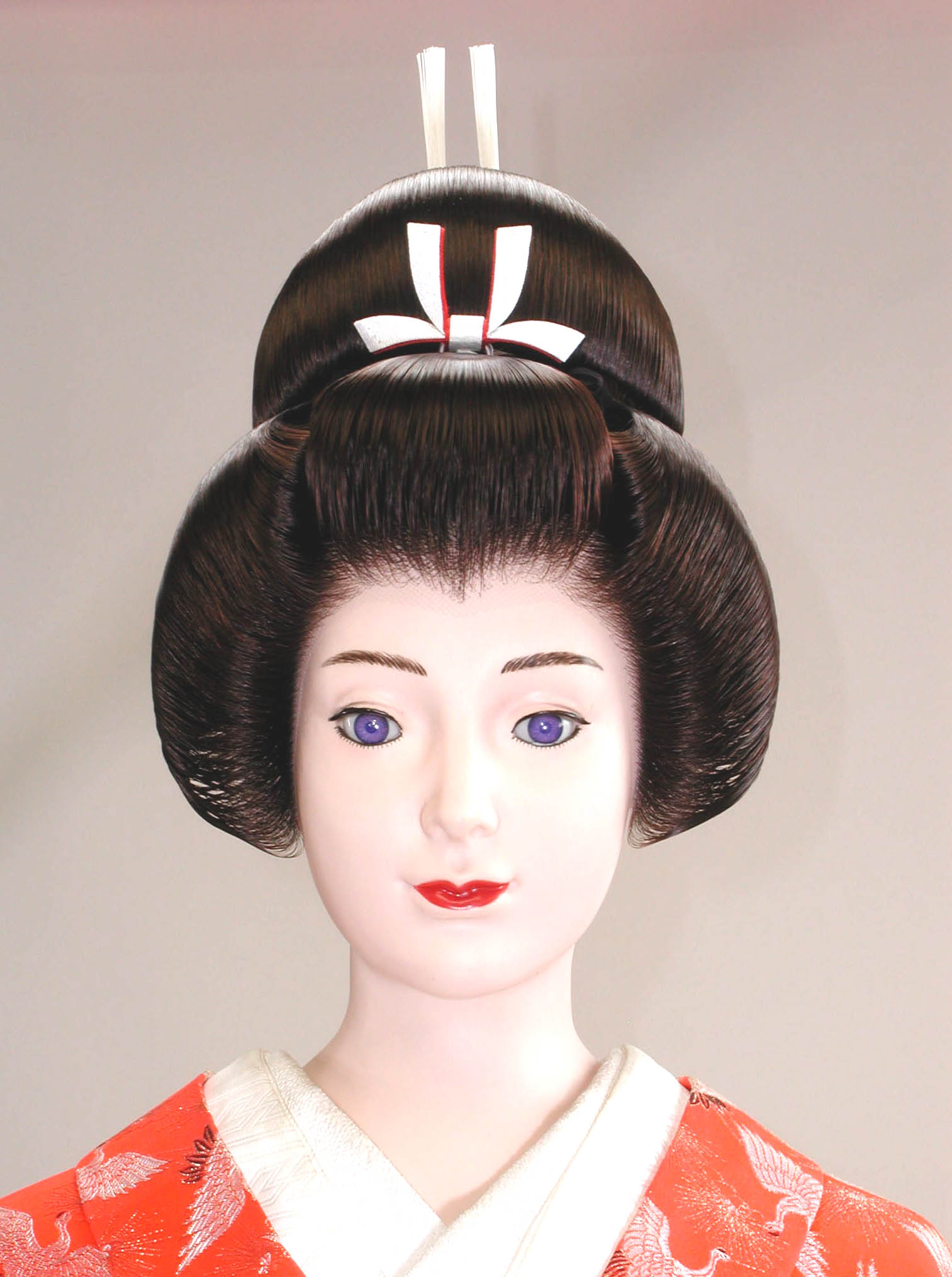 越境ECさくらモール / 日本の伝統的な髪型「文金高島田」のかつら