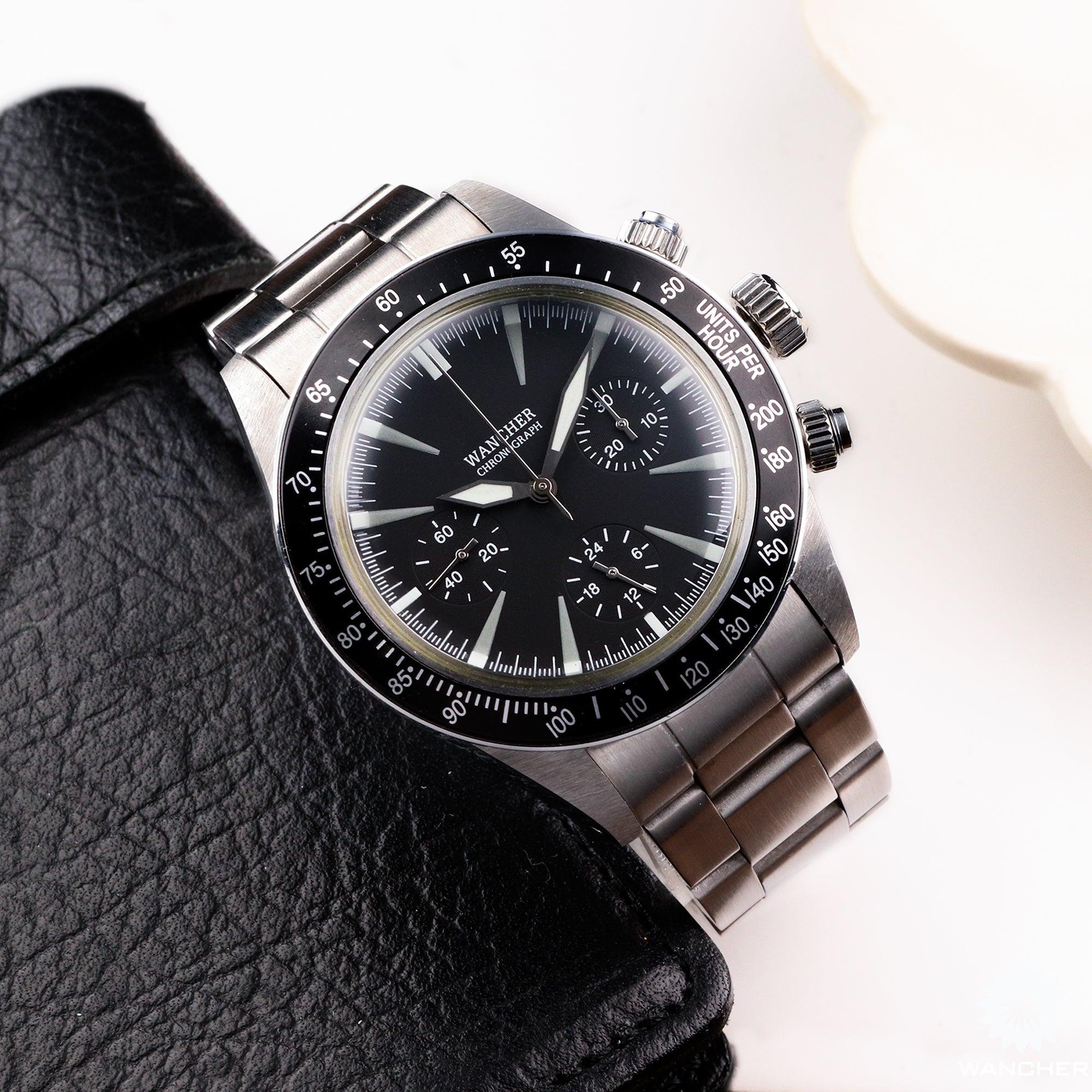 クロノグラフ - 機械式クロノグラフ シーガル ST1901 腕時計 – Wancher