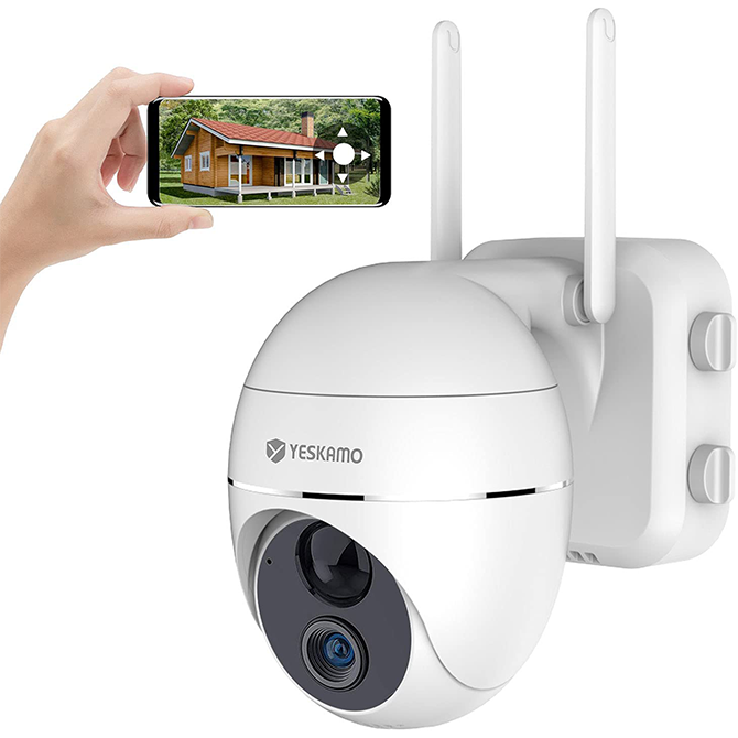 ZS-GX1S 電池式防犯カメラ 200万画素（白） - yeskamo 公式オンライン