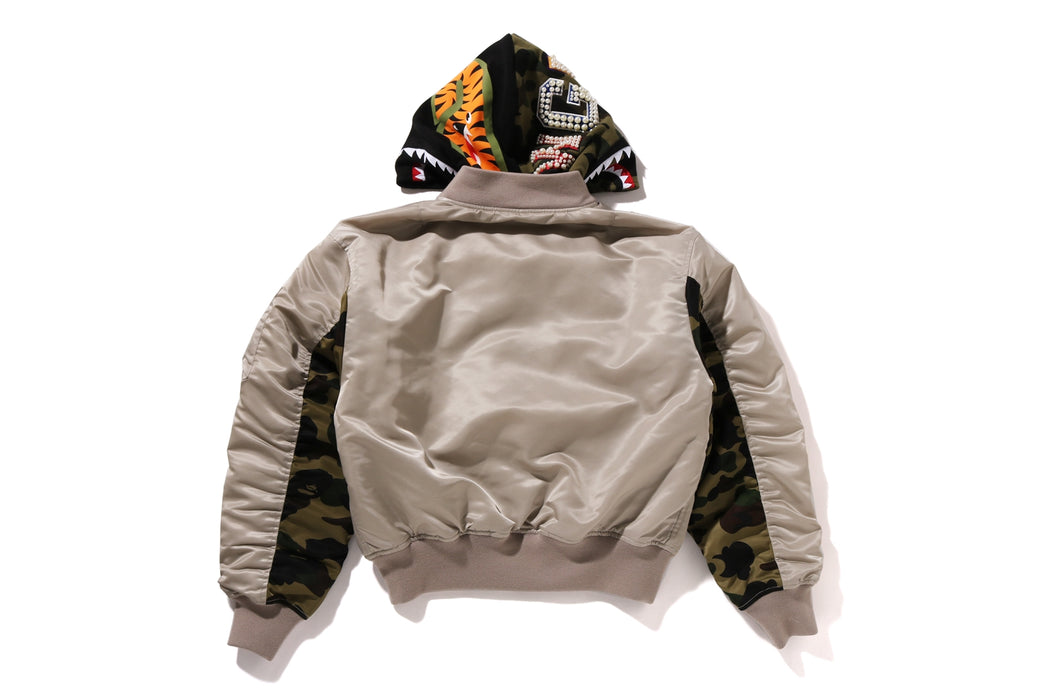 SHARK HOODIE MA-1 | bape.com