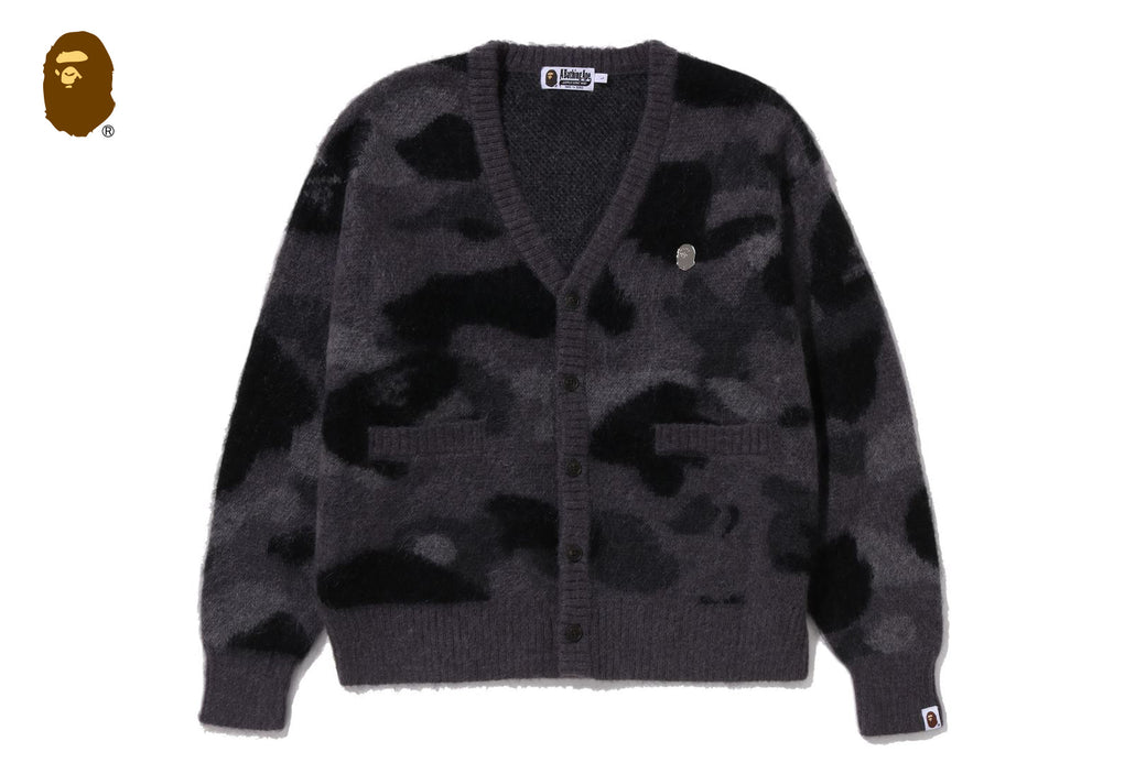 COLOR CAMO MOHAIR KNIT CARDIGAN | bape.com