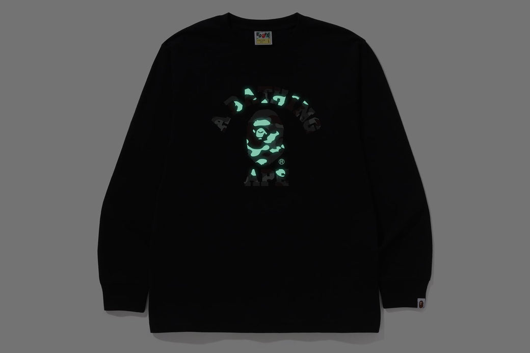 CITY CAMO COLLEGE LS TEE | bape.com