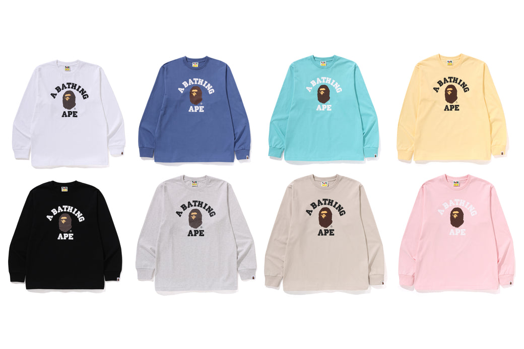 COLLEGE LS TEE | bape.com