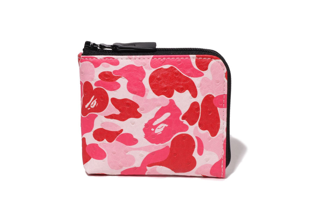 ABC CAMO MINI ZIPPED WALLET | bape.com