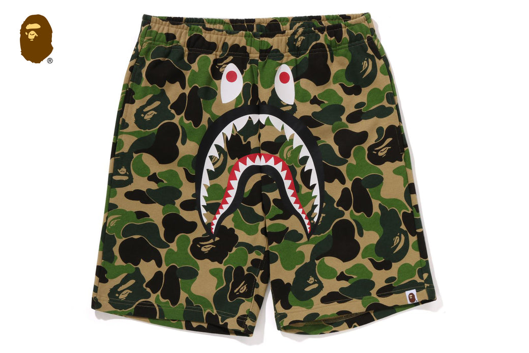 ABC CAMO SHARK SWEAT SHORTS | bape.com
