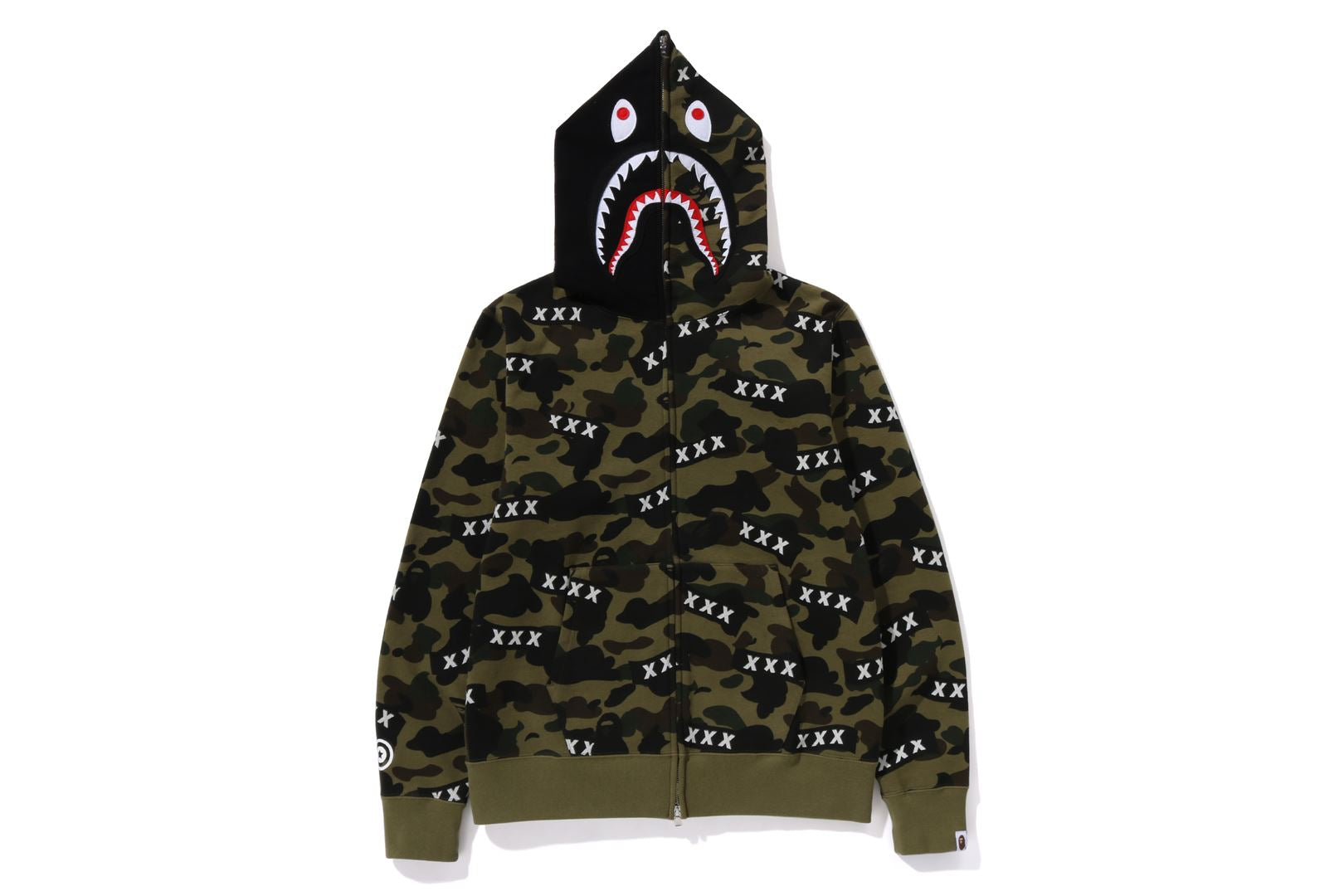 BAPE X GOD SELECTION XXX 】 SHARK FULL ZIP HOODIE | bape.com