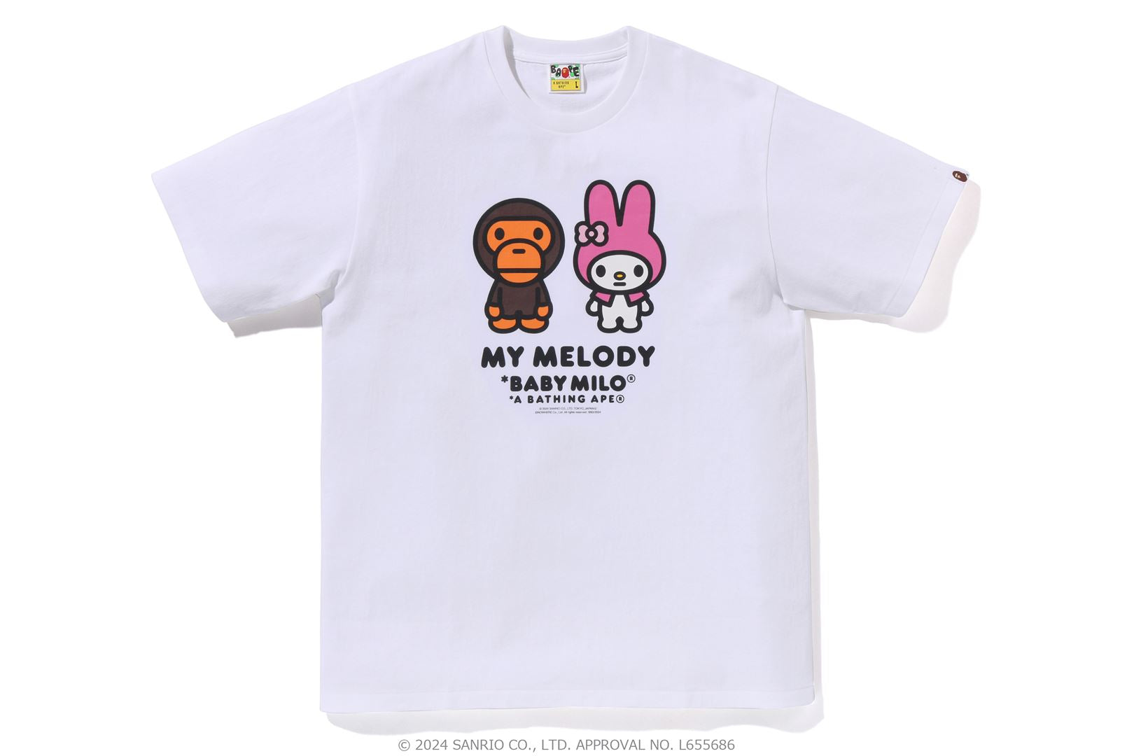 BABY MILO X MY MELODY 】TEE | bape.com