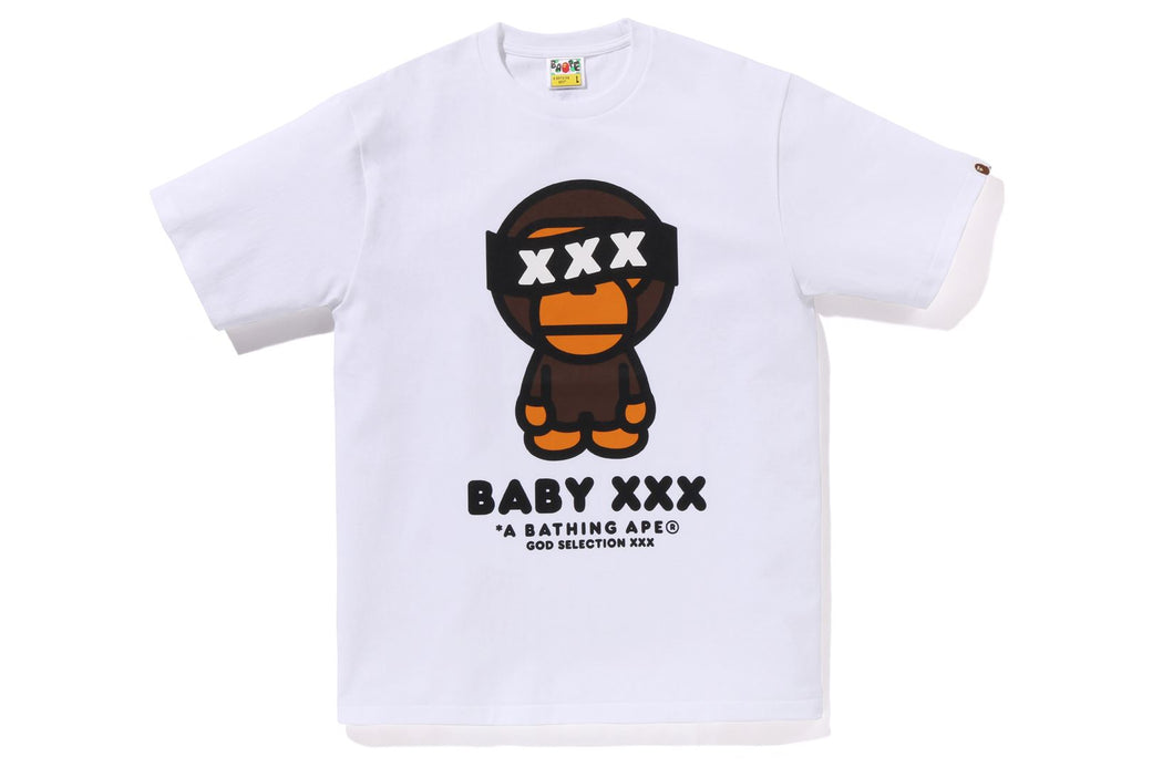BAPE X GOD SELECTION XXX 】BABY MILO TEE | bape.com