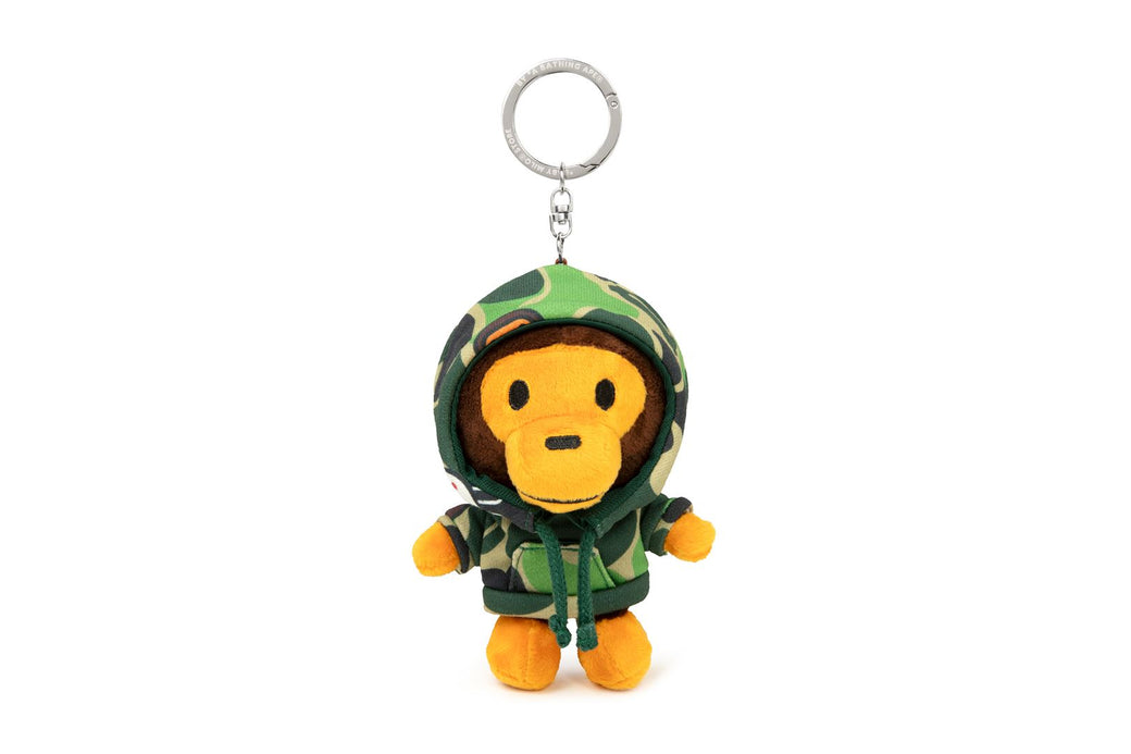 BABY MILO PLUSH DOLL MILO ALL FRIENDS CAMO HOODIE KEYCHAIN | bape.com