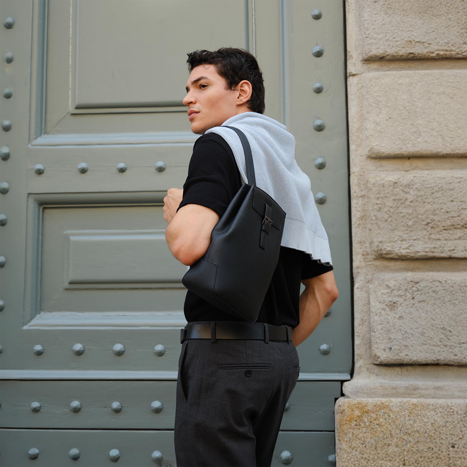 シモーネ ワンショルダーバッグ シュリンクレザー