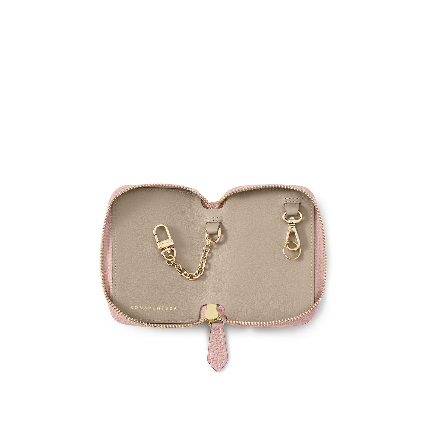 ラウンドジップ スマートキーケース シュリンクレザー