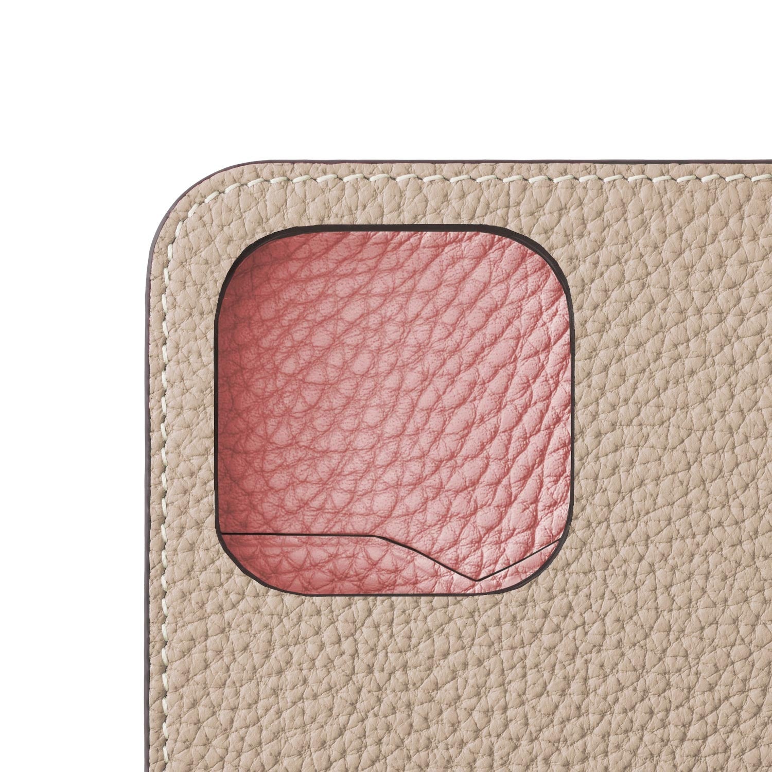 iPhone 15 Pro) ダイアリーケース シュリンクレザー