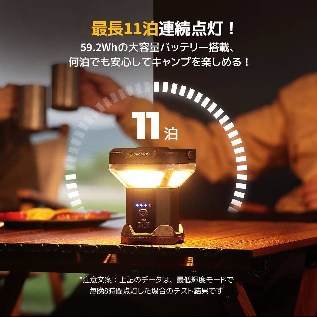 BougeRV 高さ調節可能な多機能LEDキャンプランタン – BougeRV JP