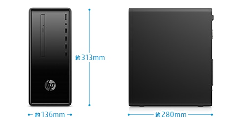 HP Desktop 190 製品詳細（AMD Ryzen5/Ryzen3搭載） - デスクトップ