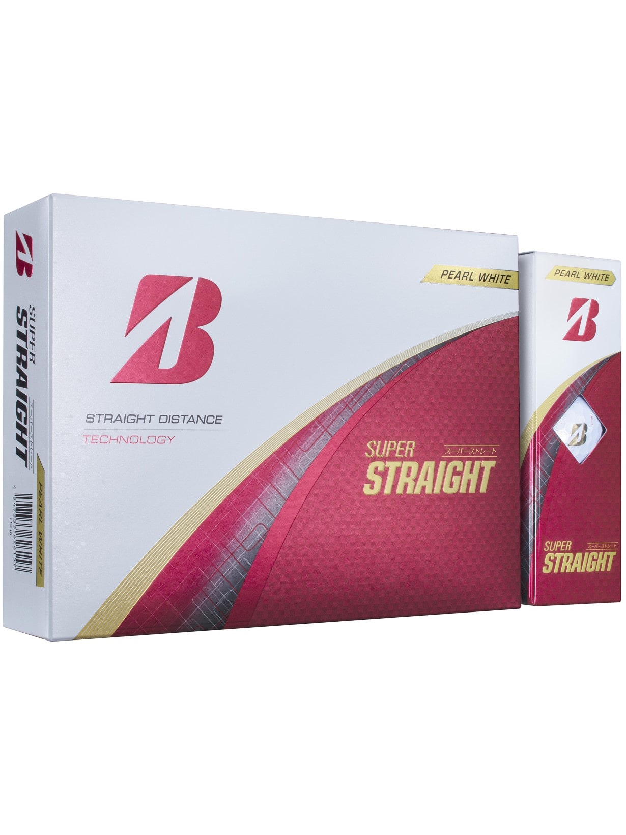 無料オウンネーム】SUPER STRAIGHT（パールホワイト） [3ダース：36個