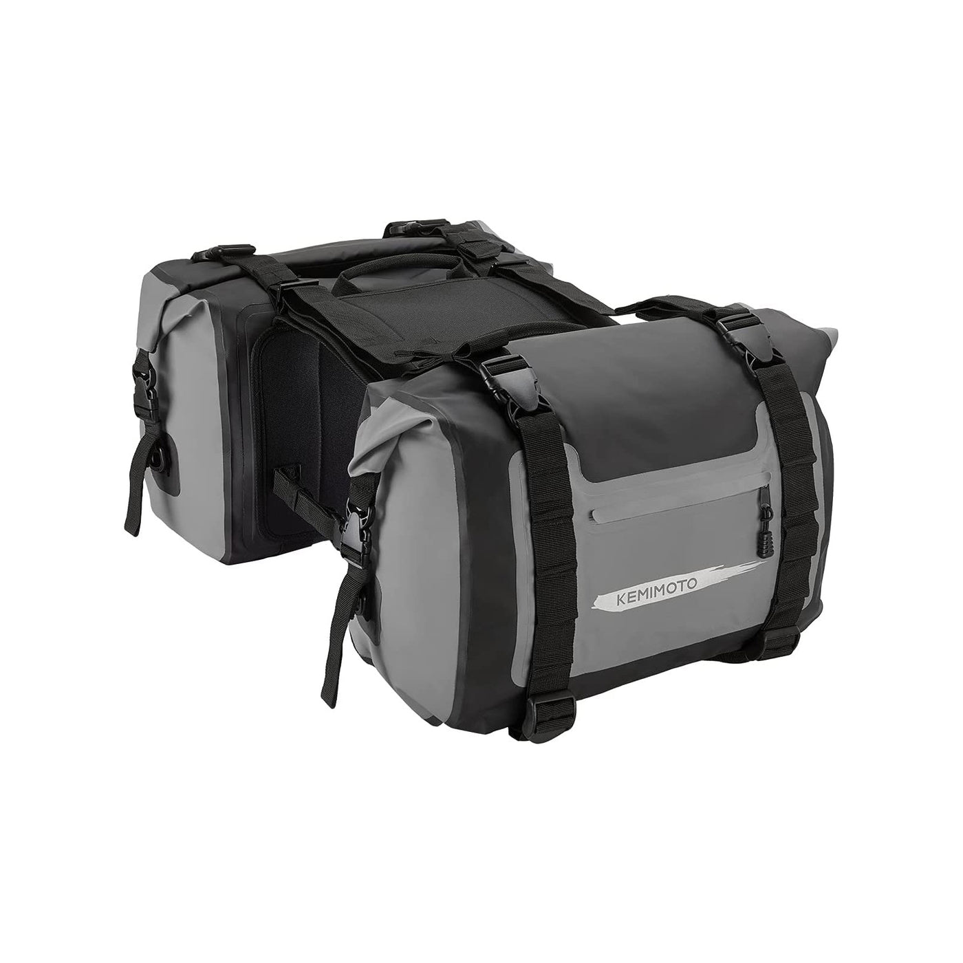 完全防水バイク サイドバッグ大容量50L ツーリングバッグ 2PC 取付簡単