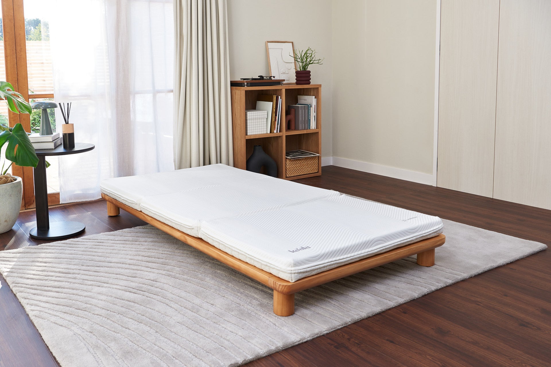 コアラミライカスタムベッドフレーム｜高さ調整可能木製ベッド