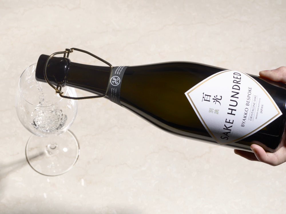 5808 SAKE HUNDRED BYAKKO クリスタル日本酒 百光 | BYAKKO - SAKE HUNDRED