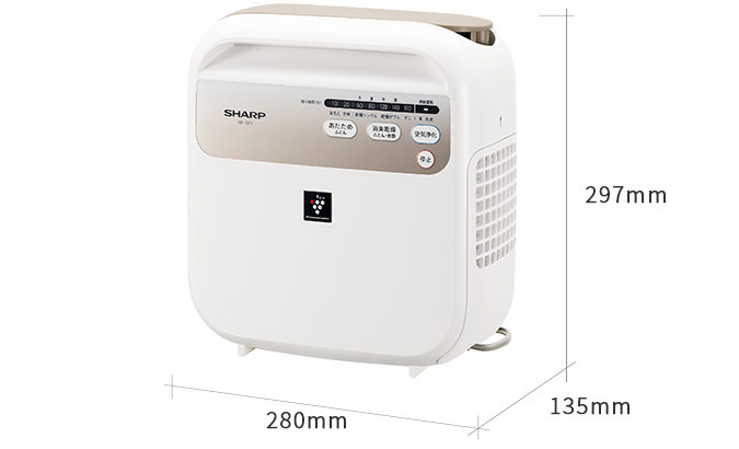 仕様 / 寸法 | UD-DF1 | ふとん乾燥機：シャープ