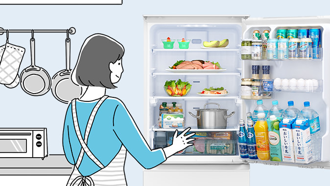 省エネ | SJ-P410M | 冷蔵庫：シャープ