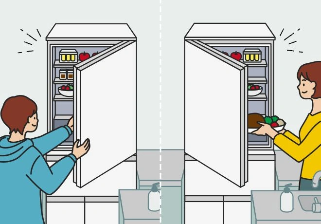 冷蔵庫：シャープ