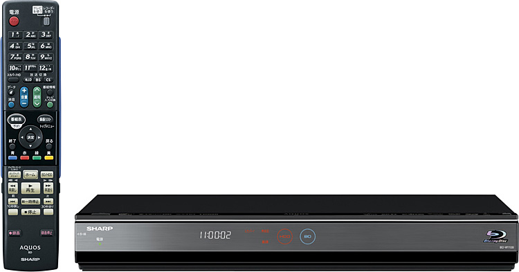 機種別情報（BD-W1100：正面写真）｜サポート・お問い合わせ：シャープ