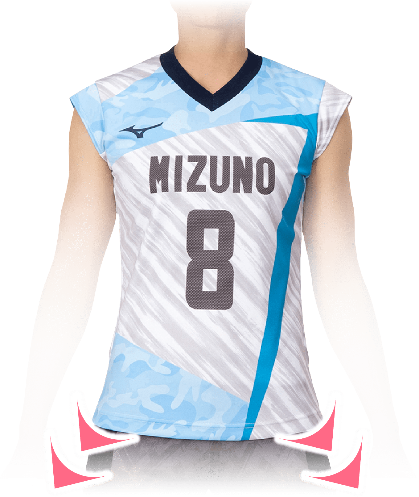 Mizuno バレーボールユニフォーム大東文化大学3番 大東文化大学 女子