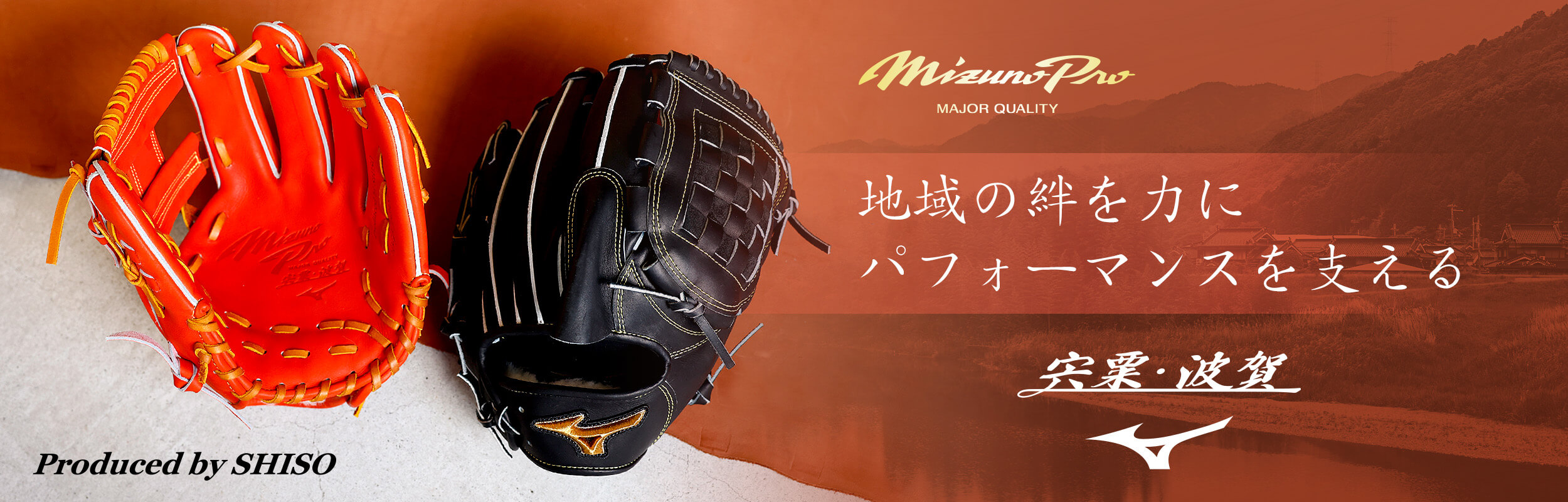 地域の絆を力に、最高のパフォーマンスを「宍粟牛グラブ」｜野球