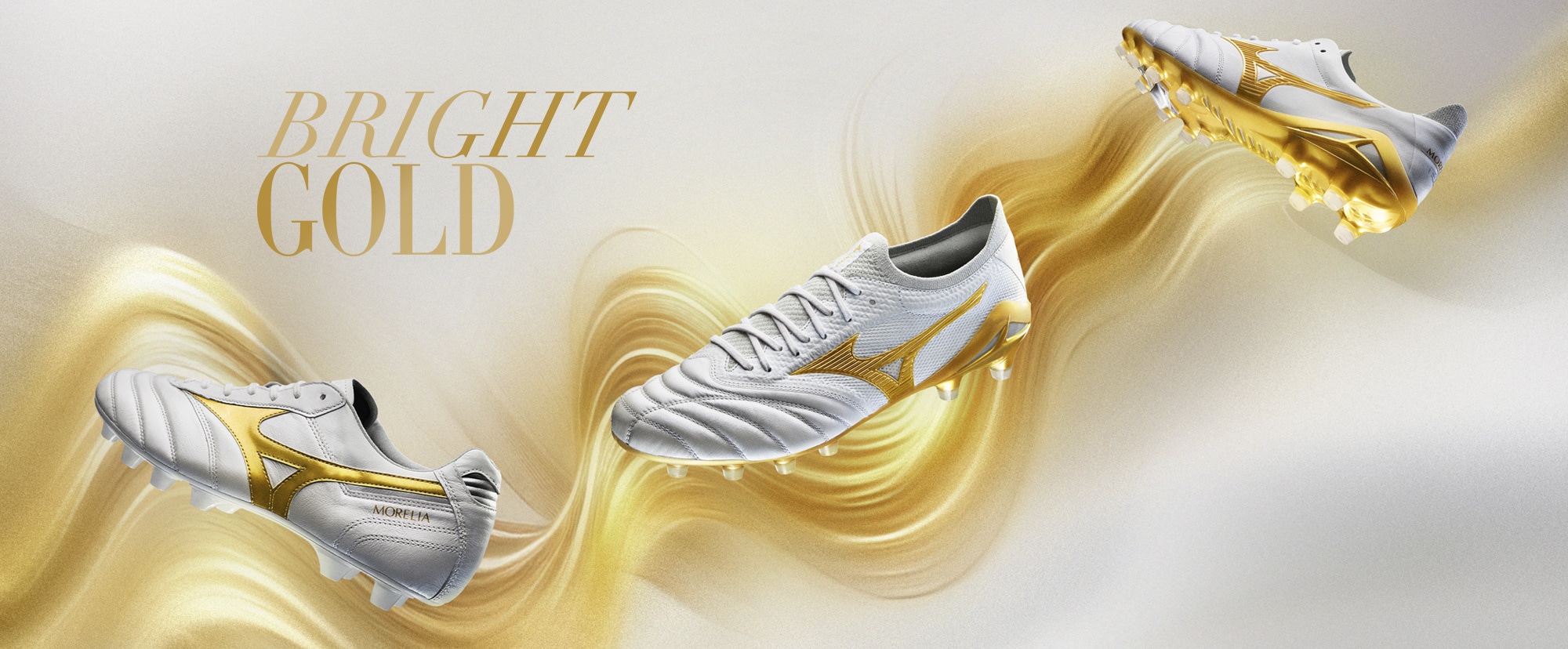 ブライトゴールドパック - ミズノフットボールスパイク限定カラー