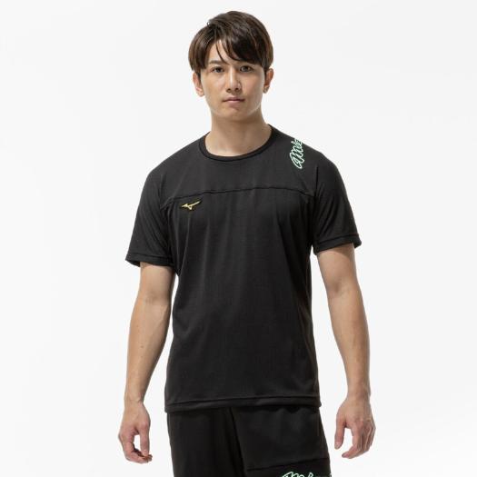 Mizuno Tシャツとパンツセット ブラック MIZUNO（ミズノ）限定