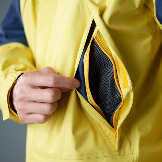 耐水素材】ベルグテックEXストームセイバーVI レインスーツ(防水／収納