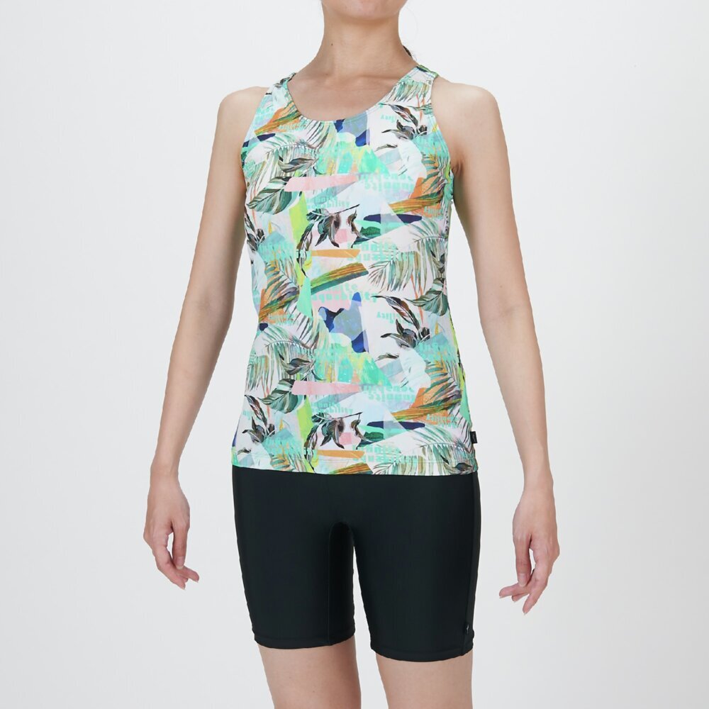 アクアフィットネス用セパレーツ(めくれにくいボタン付／3XL、4XL