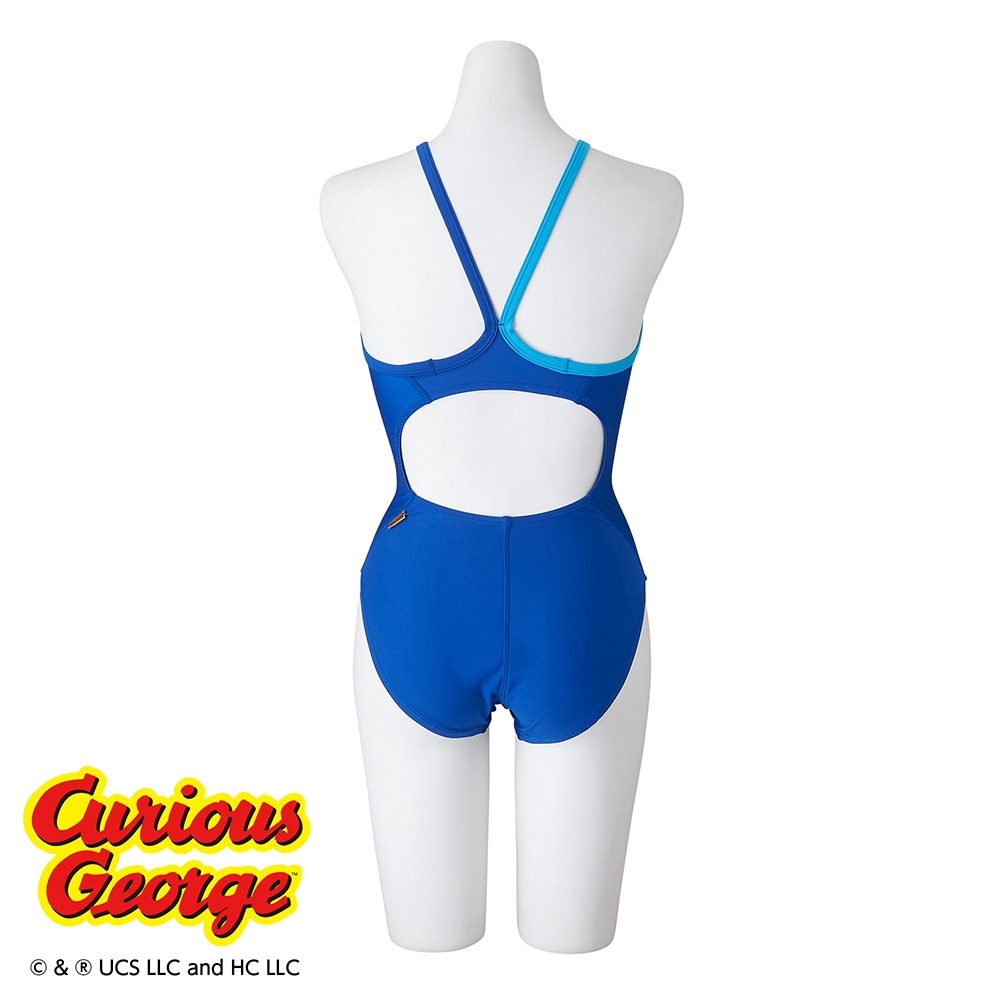 おさるのジョージ】競泳練習用ミディアムカット|N2MAB998|競泳水着